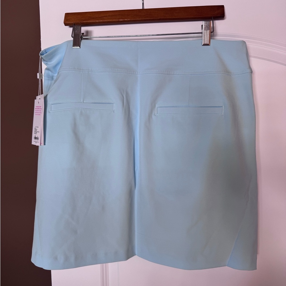 Lilly Pulitzer Luxletic Monica Scallop Skort, Hydra Blue, size 16, NWT - Picture 2 of 6
